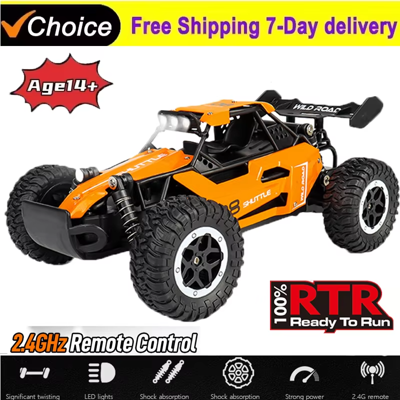1:16 RC Monster Truck 20KMH LED Off-Road Car