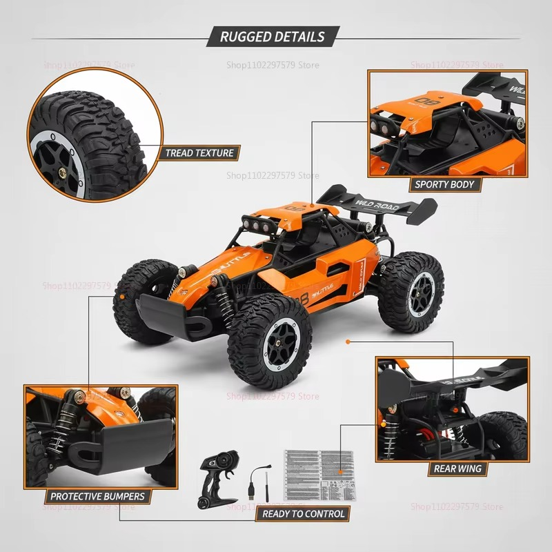 1:16 RC Monster Truck 20KMH LED Off-Road Car