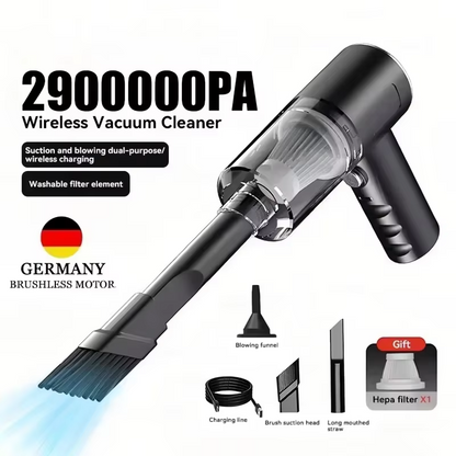 Wireless Car Vacuum Cleaner USB Rechargeable