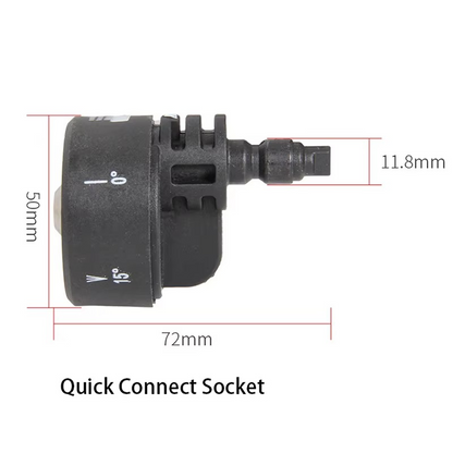 5-in-1 Adjustable Pressure Washer Nozzle 1/4 Inch