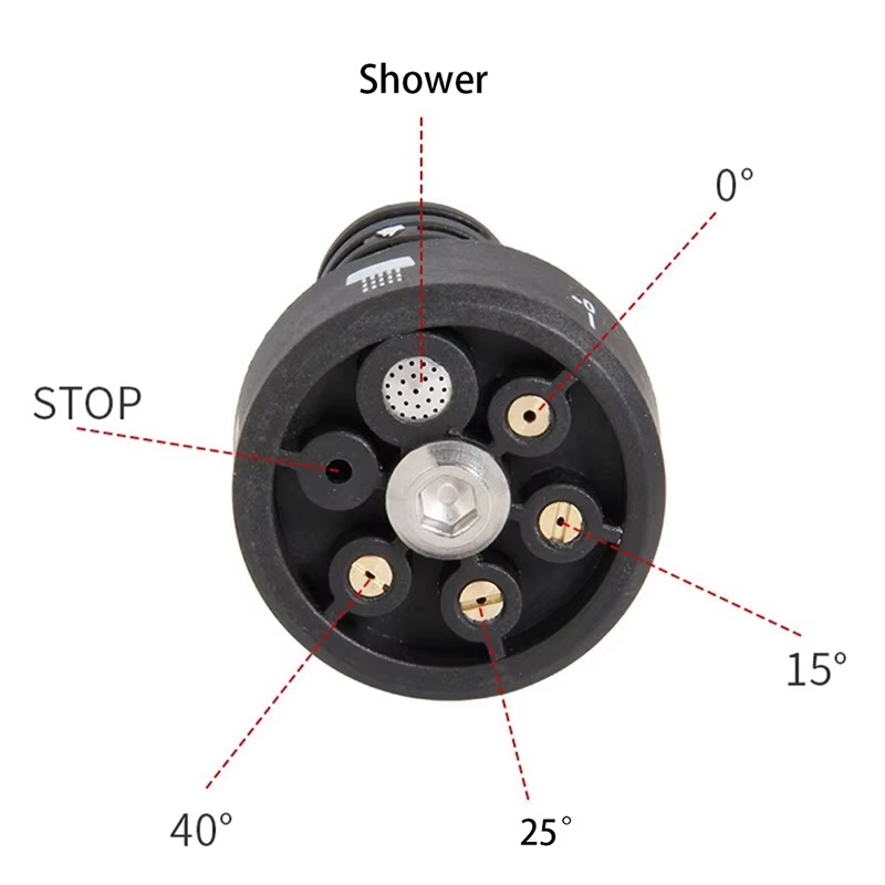 5-in-1 Adjustable Pressure Washer Nozzle 1/4 Inch