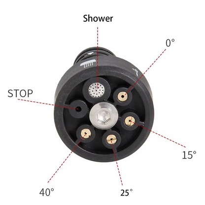 5-in-1 Adjustable Pressure Washer Nozzle 1/4 Inch