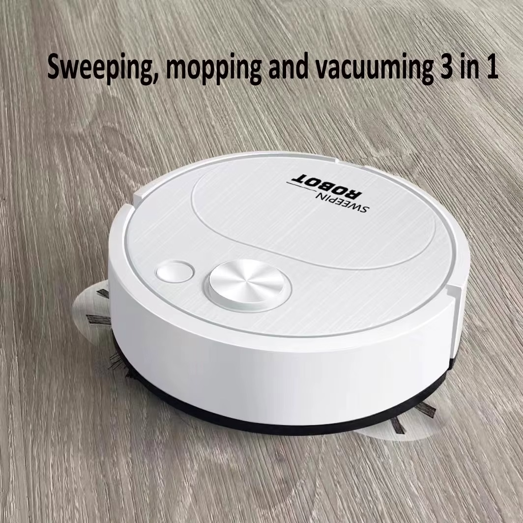 3-in-1 Smart Robot Vacuum Cleaner USB Rechargeable