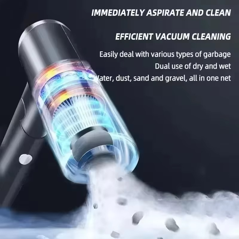 Wireless Car Vacuum Cleaner USB Rechargeable
