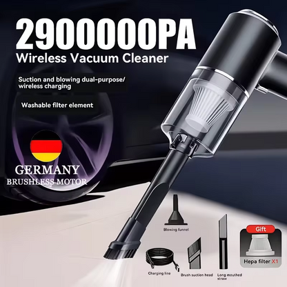Wireless Car Vacuum Cleaner USB Rechargeable