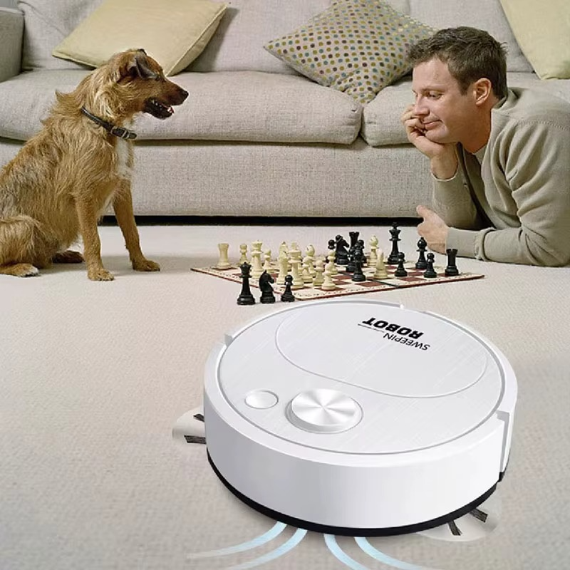 3-in-1 Smart Robot Vacuum Cleaner USB Rechargeable